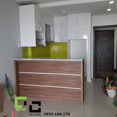 Bếp và nội thất nhà chị Loan chung cư Lexington quận 2