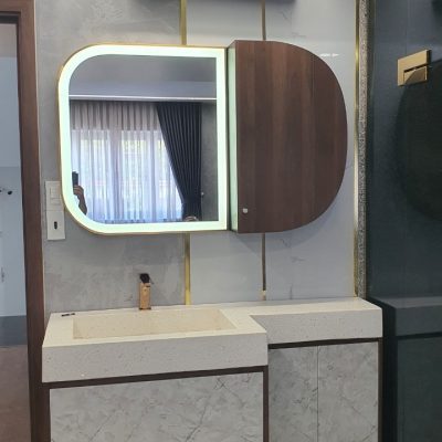 Hoàn thiện nội thất ván công nghiệp shop bán đồ và nội thất nhà ở Quận 1