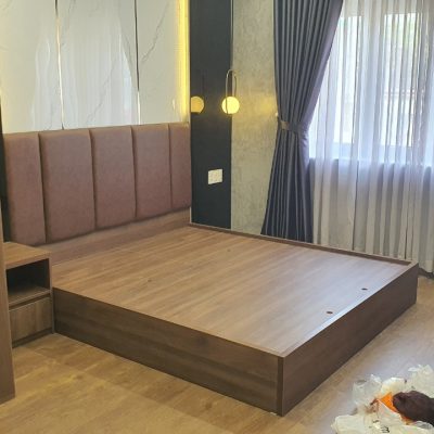 Hoàn thiện nội thất ván công nghiệp shop bán đồ và nội thất nhà ở Quận 1