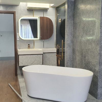 Hoàn thiện nội thất ván công nghiệp shop bán đồ và nội thất nhà ở Quận 1