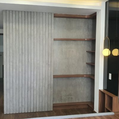 Hoàn thiện nội thất ván công nghiệp shop bán đồ và nội thất nhà ở Quận 1