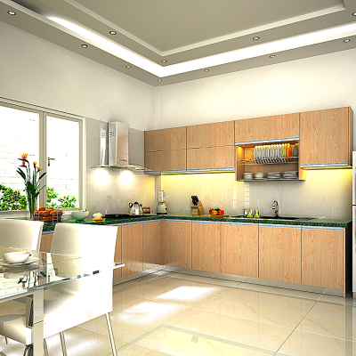 Tủ bếp chữ L MFC 9284