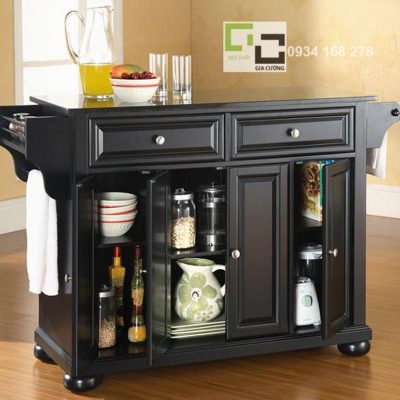 Đảo bếp gỗ  tự nhiên 04