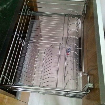 Khay úp chén, xoong nồi Wellmax
