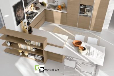 tủ bếp gỗ công nghiệp 09