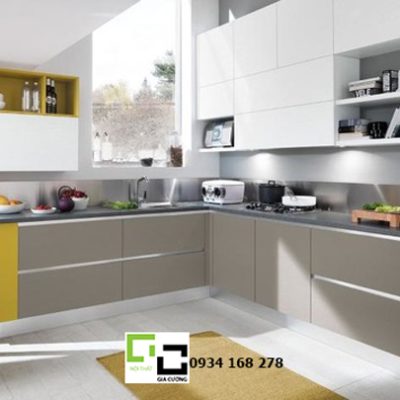 Tủ bếp acrylic hiện đại 17