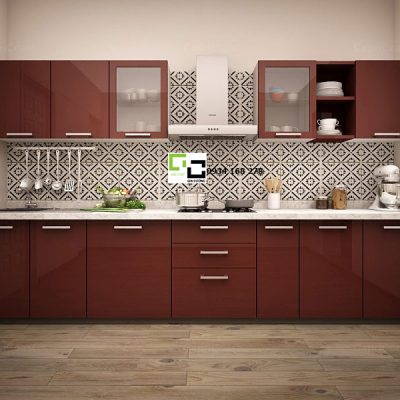 Tủ bếp chữ i 18
