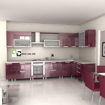 Tủ bếp chữ L 27