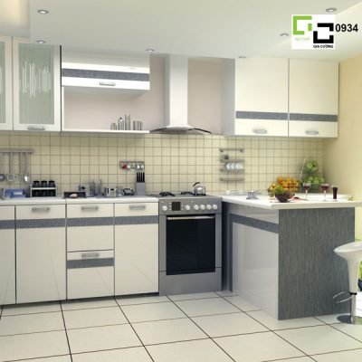 Mẫu tủ bếp giá rẻ 30