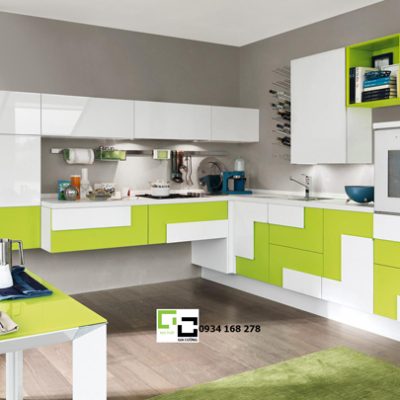 Tủ bếp laminate hiện đại 33