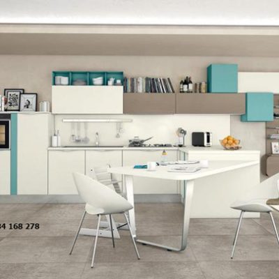 Tủ bếp laminate hiện đại 32