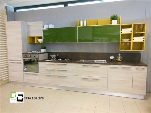Tủ bếp laminate hiện đại 45