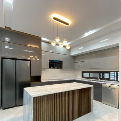 Hoàn thiện lắp đặt nội thất nhà phố nhà chị hằng tân ký tân quý