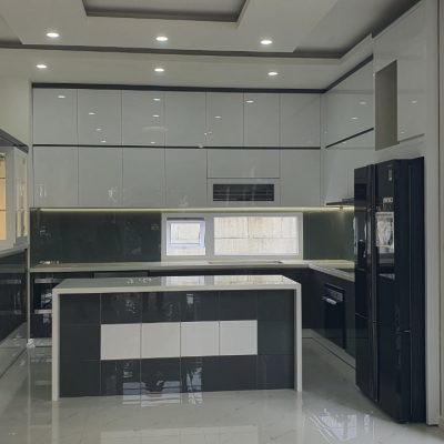 Hoàn thiện lắp đặt tủ bếp nhà anh hùng villa pacrk quận 9