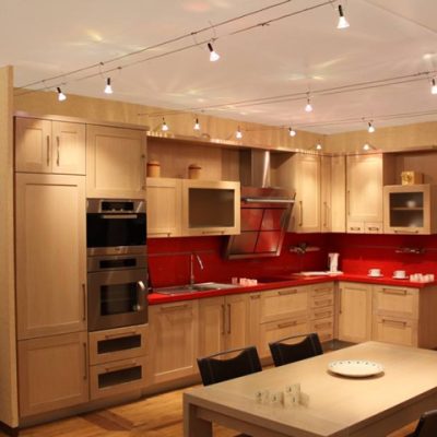 Tủ bếp gỗ sồi 01