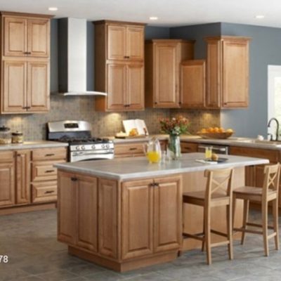 Tủ bếp gỗ tự nhiên 06