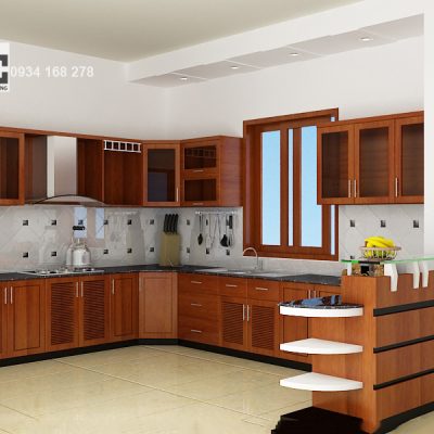 Tủ bếp gỗ tự nhiên 10