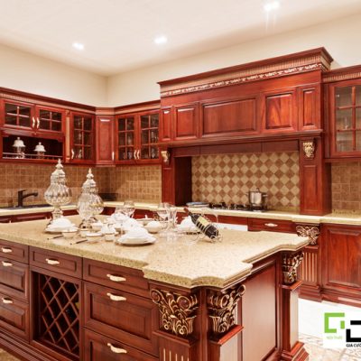 Tủ bếp gỗ tự nhiên 11