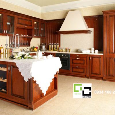 Tủ bếp gỗ tự nhiên 12