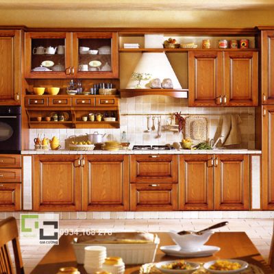 Tủ bếp gỗ tự nhiên 21