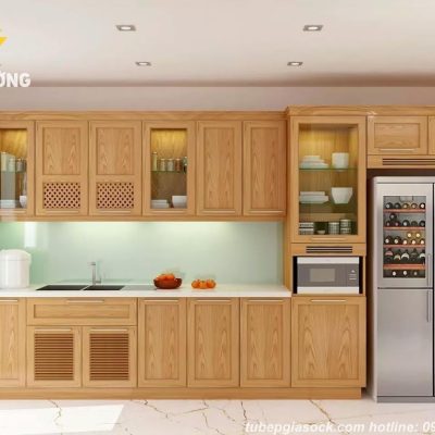Tủ bếp gỗ sồi GC/ 105